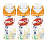 BOOST envase frontal Very Vanilla mostrando calorías y proteína