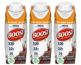 BOOST frente del envase sabor chocolate mostrando diseño y conveniencia