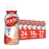 BOOST envase frontal fresa mostrando diseño y beneficios nutricionales