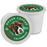 Boxer Coffee caja frontal 48 cápsulas mostrando conveniencia y ahorro