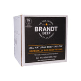 Brandt Beef cubeta frontal mostrando empaque y capacidad grande