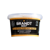 Brandt Beef tazón frontal mostrando la tapa y marca, buena presentación