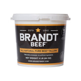 Brandt Beef envase frontal mostrando tamaño 64 oz y beneficio valor