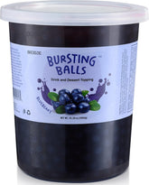 BREXONIC envase frontal mostrando perlas blueberry y almacenamiento práctico