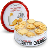 BREXONIC lata frontal con 36 galletas sin gluten ni azúcar que conserva frescura
