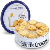 BREXONIC lata frontal elegante mostrando 36 galletas, ideal para regalar