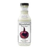 BRIANNAS frasco frontal 12 oz mostrando etiqueta y apariencia apetitosa