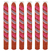Bridgford empaque frontal mostrando seis pepperoni sticks y beneficio conveniencia