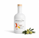 Brightland Awake botella frontal que muestra etiqueta y volumen, ideal para elección rápida