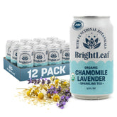 BRIGHTLEAF lata frente mostrando diseño y beneficio refrescante