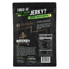 Brisket Chips Co primer plano de textura crujiente de las láminas para disfrutar proteína