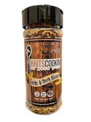 Britscookin en uso sazonando pescado para sabor auténtico