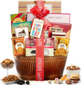Broadway Basketeers cesta frontal lista para regalar y sorprender