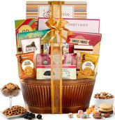 Broadway Basketeers cesta frontal con presentación lista para regalar