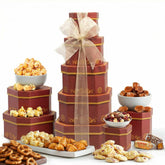 Broadway Basketeers torre frontal mostrado listo para regalar y sorprender