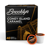 Brooklyn Beans caja frontal mostrando 40 cápsulas y diseño atractivo