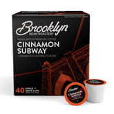 Brooklyn Beans embalaje frontal mostrando 40 cápsulas y marca, conveniencia inmediata