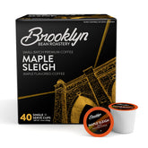 Brooklyn Beans empaque frontal mostrando 40 cápsulas y atractivo visual