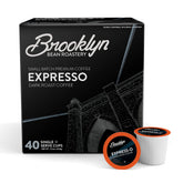 Brooklyn Beans empaque frontal mostrando 40 cápsulas y conveniencia