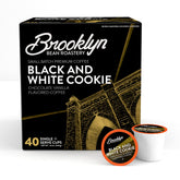 Brooklyn Beans empaque frontal mostrando 40 cápsulas y sabor inspirador