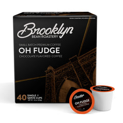 Brooklyn Beans paquete frontal mostrando 40 cápsulas y beneficio conveniencia