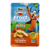Brothers-ALL-Natural bolsa frontal con diseño Disney y manzana Fuji visible, práctico para meriendas