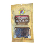 Buc-ee's bolsa frontal Mesquite Peppered muestra empaque resellable y conveniencia