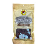 Buc-ee's paquete frontal muestra la bolsa y conveniencia en viaje