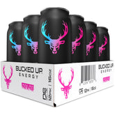 Bucked Up lata frontal Miami mostrando diseño y energía instantánea