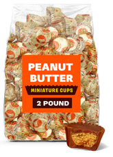 Buha Sweets bolsa frontal de 2 libras mostrando mini cups para abastecer eventos