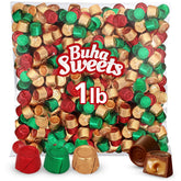 Buha Sweets frente del paquete mostrando 1 lb y diseño festivo, ideal para regalar