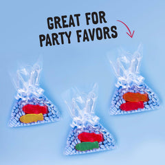 Buha Sweets gomas dispuestas en bandeja para fiesta con atractivo visual