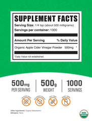 BulkSupplements textura en polvo a la vista, fácil de mezclar en batidos