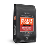 Bulletproof Mentalist frente del paquete mostrando diseño y peso 12 oz, ideal para conservar frescura