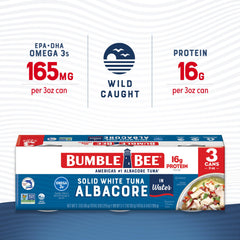 Bumble Bee primer plano de la textura del atún, trozos firmes y apetitosos