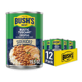 Bush's Best lata frontal mostrando garbanzos listos para usar