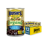 Bush's Best lata frontal mostrando diseño y tamaño útiles