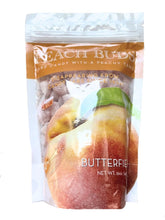 Butterfields PEACH Buds bolsa frontal mostrando diseño y tamaño de 1 libra