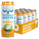 C2O lata frente mango mostrando diseño y beneficio refrescante