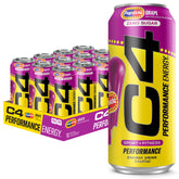 C4 lata frente Grape Popsicle mostrando diseño y beneficio energético