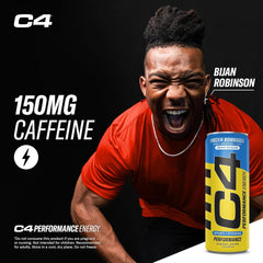 C4 lata en mano para apreciar tamaño y porción portable