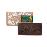 Cacao Adventures bloque frontal mostrando envase y peso, autenticidad visible