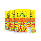 Café Bustelo vista frontal del paquete de 60 cápsulas mostrando marca y diseño