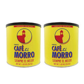 Café El Morro lata frontal mostrando etiqueta y tamaño, ventaja de compra a granel