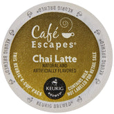 Café Escapes empaque frontal mostrando 12 cápsulas y aspecto llamativo