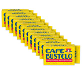 Café Bustelo frente del ladrillo mostrando el empaque práctico y atractivo