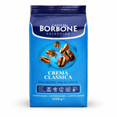 Caffè Borbone bolsa frontal Crema Classica con diseño y beneficio conservación