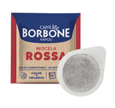 Caffè Borbone caja frontal mostrando 150 cápsulas y atractivo visual