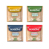 Caffè Borbone caja frontal mostrando las 50 pods y variedad