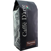 Caffe D'arte paquete frontal mostrando 12 oz y diseño atractivo